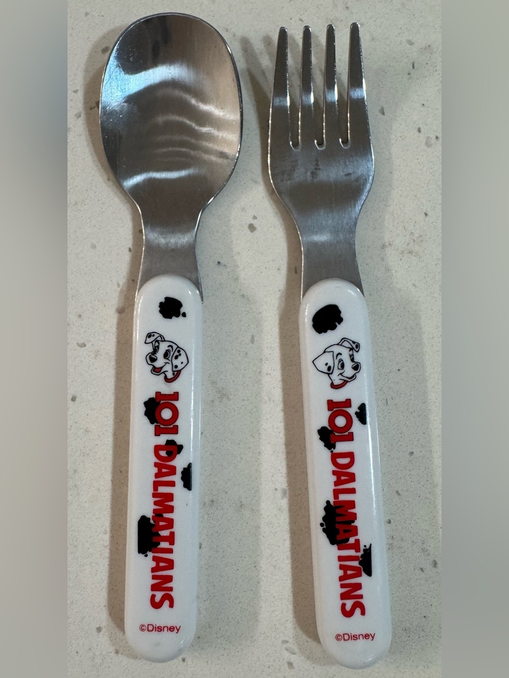 Disney 101 Dalmatians Children's Fork & Spoon Set Stainless